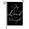 G128 Joy of the Lord Scripture Garden Flag 12x18 In Double Sided Bible Verses Yard Garden Lawn Decoration